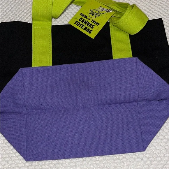 Trader Joe's Mini Canvas Tote Bag Halloween - Picture 2 of 3